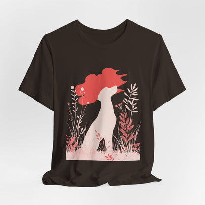 Italian Greyhound Silhouette – Unisex Artistic T-Shirt