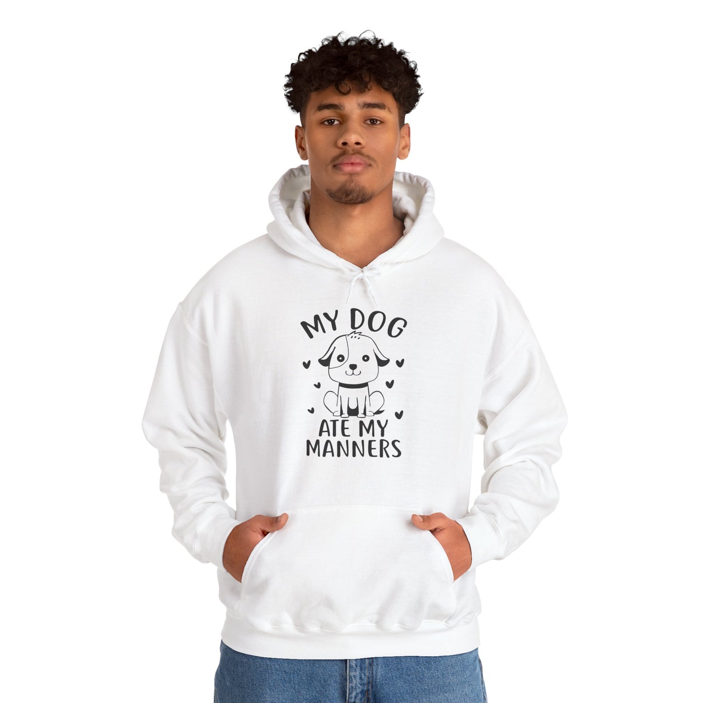 My Dog Ate My Manners - Funny Dog Lover Hoodie