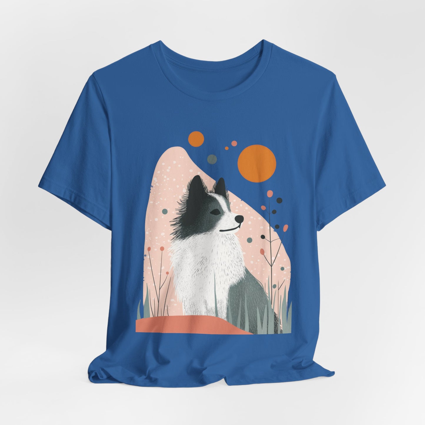 Keeshond Charm – Unisex Artistic Dog T-Shirt