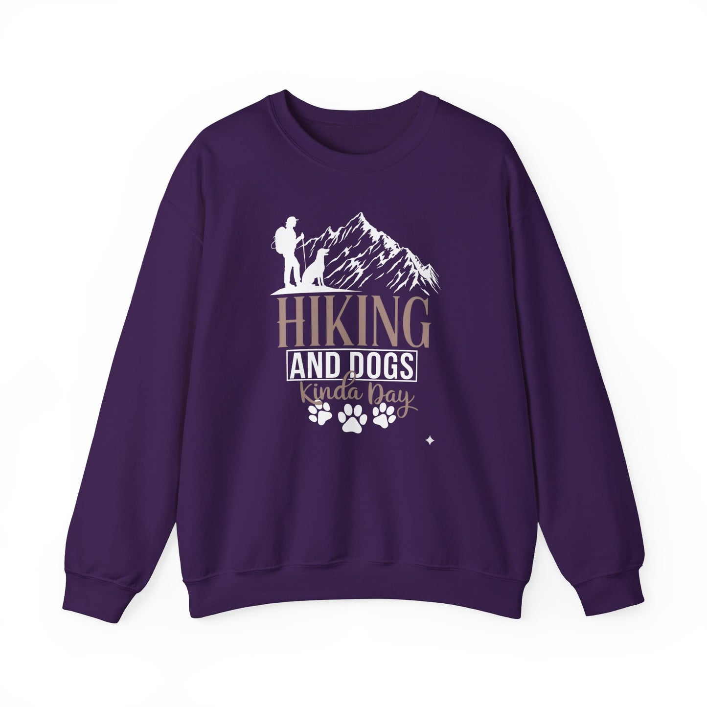 Hiking and Dogs Kinda Day Unisex Sweatshirt