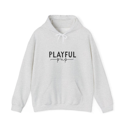 Playful Pup Unisex Hoodie | Minimalist Aesthetic Dog Gift