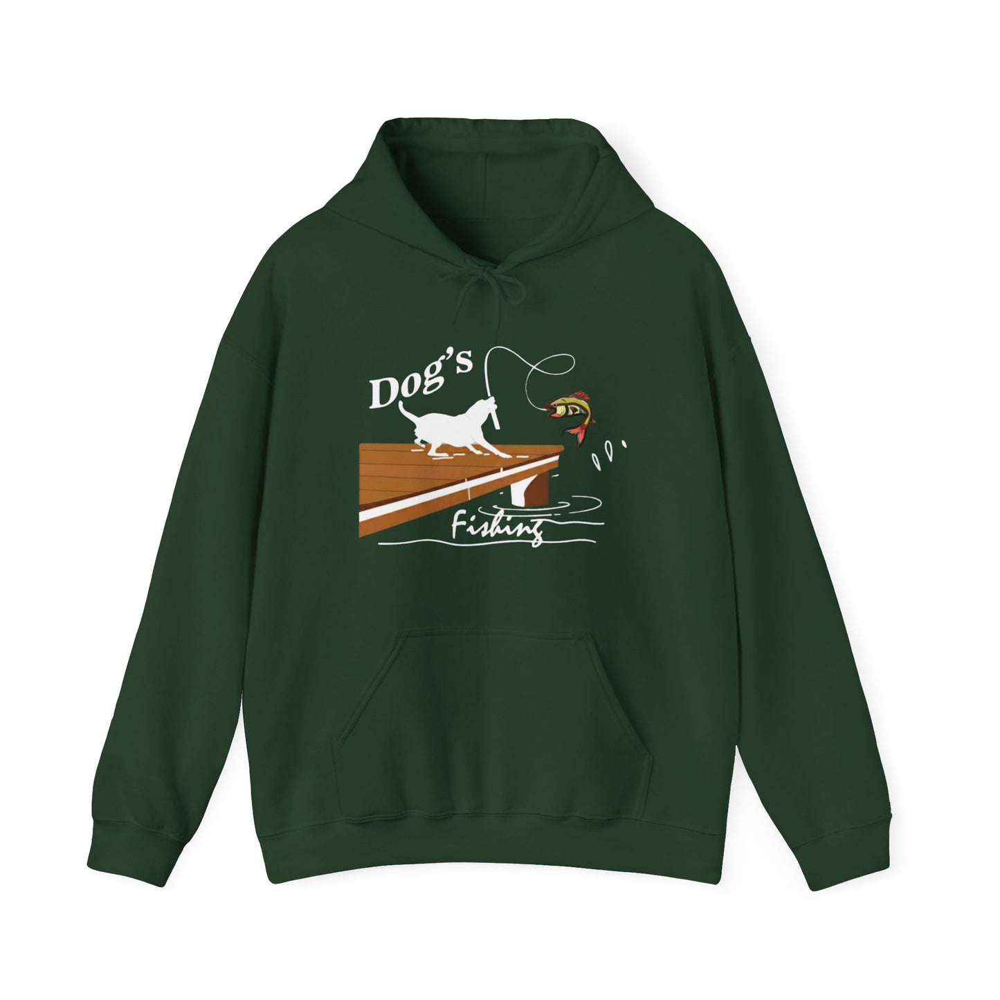 Dog's Fishing Adventure Unisex Hoodie