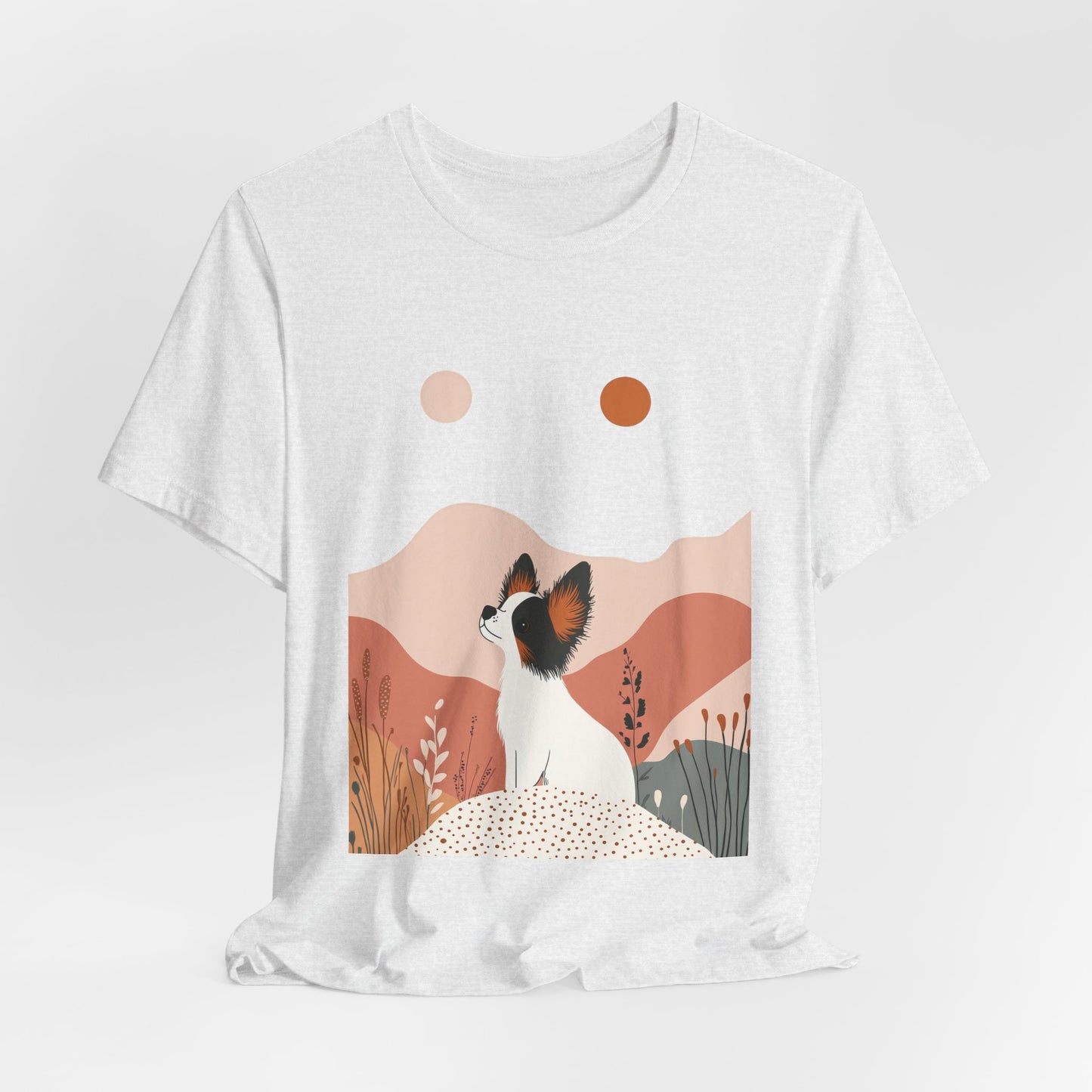 Papillon Spirit – Unisex Artistic Dog T-Shirt