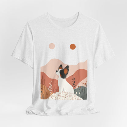 Papillon Spirit – Unisex Artistic Dog T-Shirt