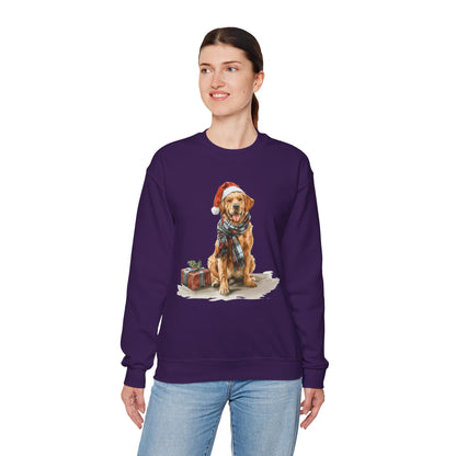 Golden Retriever Christmas Sweatshirt | Festive Dog Gift