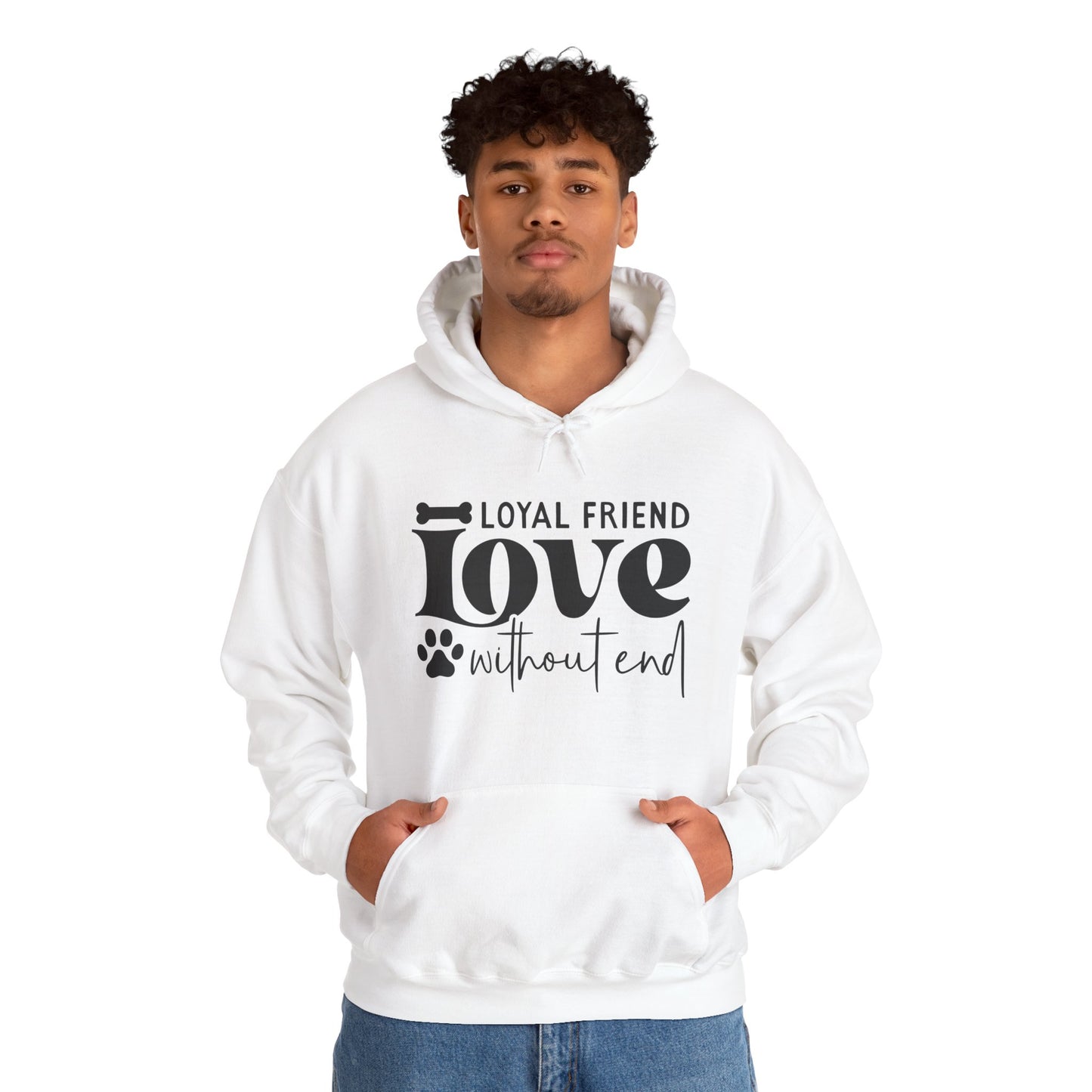 Loyal Friend Love Without End Hoodie | Dog Lover Gift