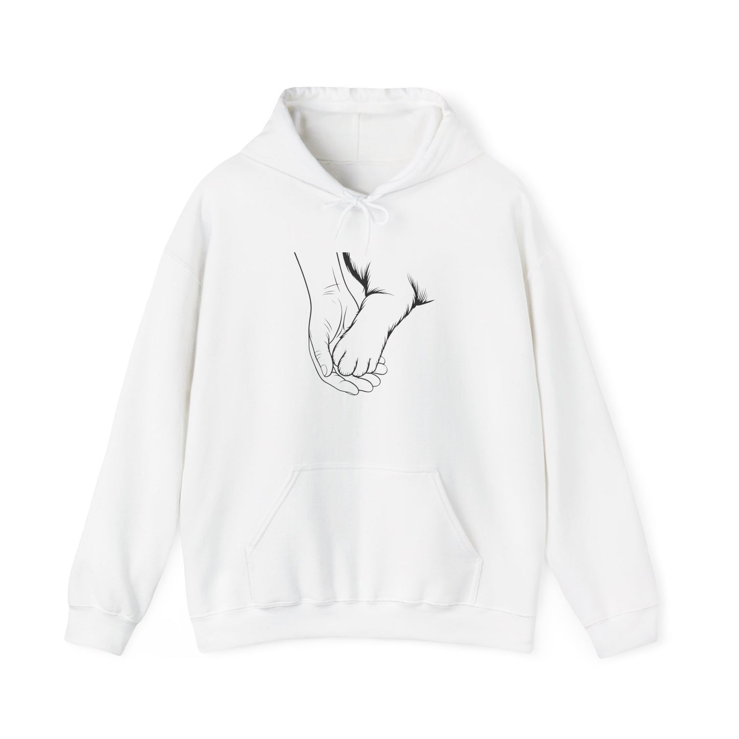 Holding Paws Forever Hoodie | Dog-Human Bond Gift