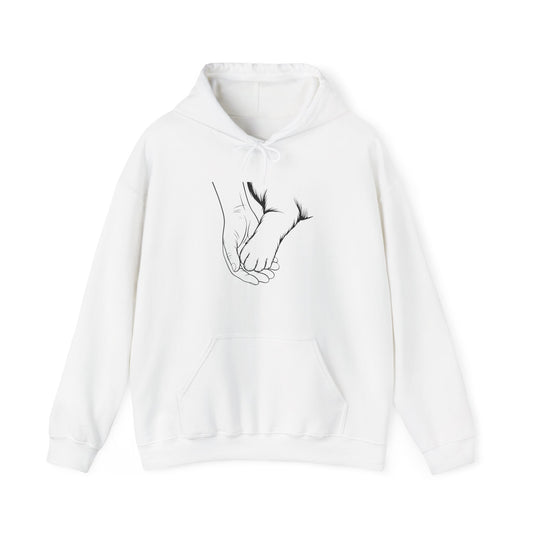 Holding Paws Forever Hoodie | Dog-Human Bond Gift