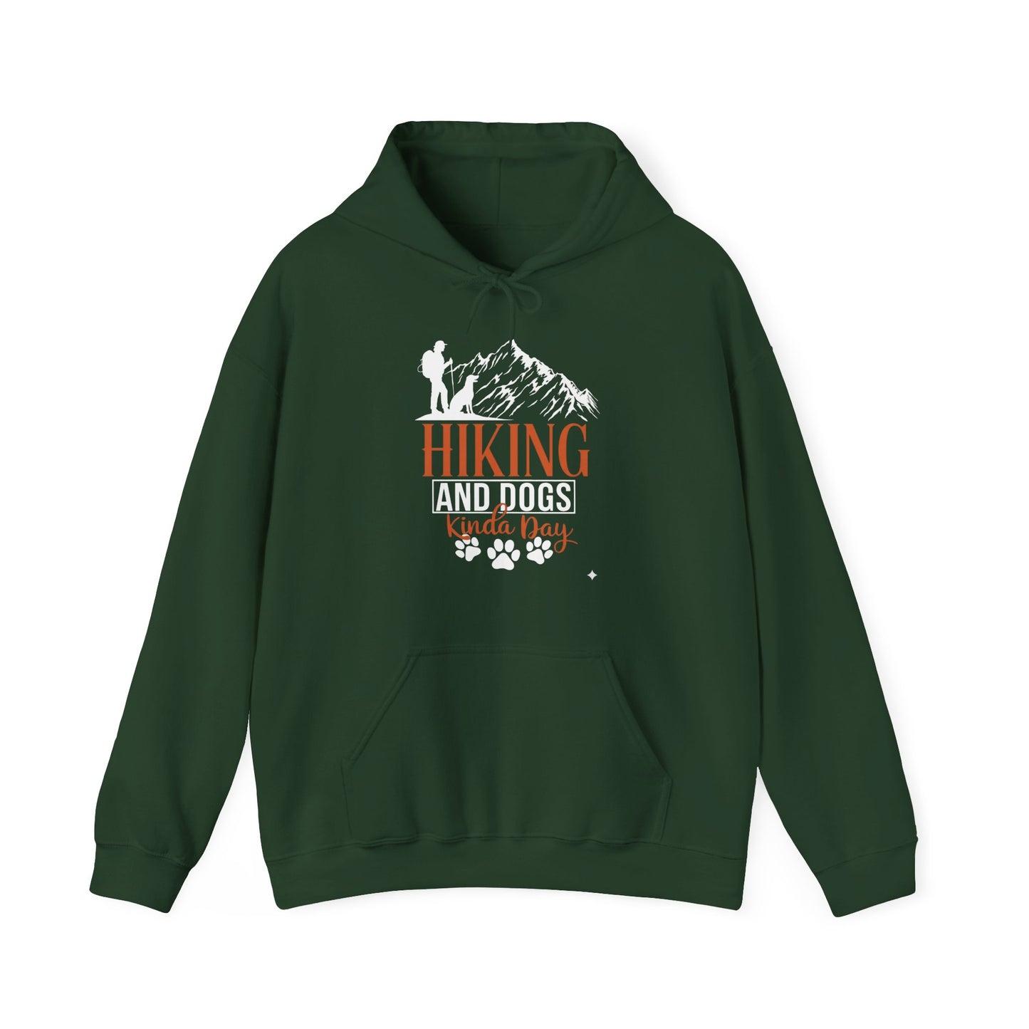 Hiking and Dogs Kinda Day Unisex Hoodie