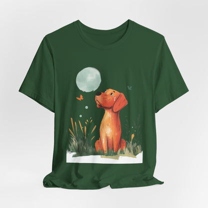 Curious Pup & Bubble Dreams – Unisex T-Shirt