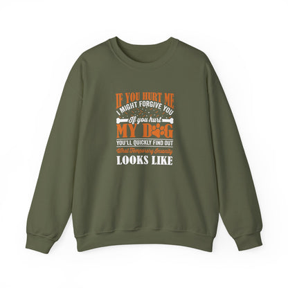 If You Hurt My Dog Sweatshirt | Dog  Protector Funny