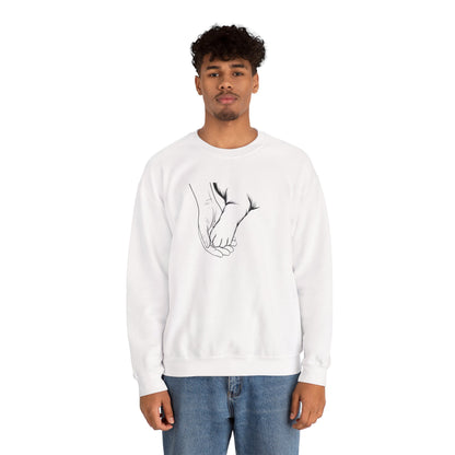 Holding Paws Forever Hoodie | Dog-Human Bond Gift