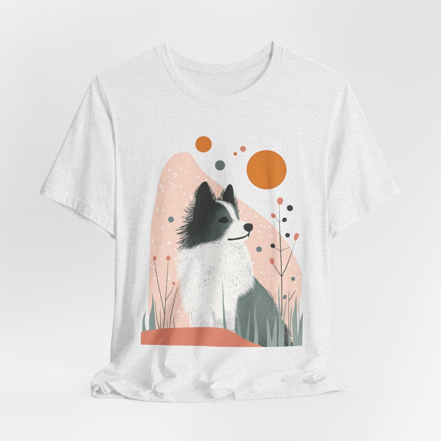 Keeshond Charm – Unisex Artistic Dog T-Shirt