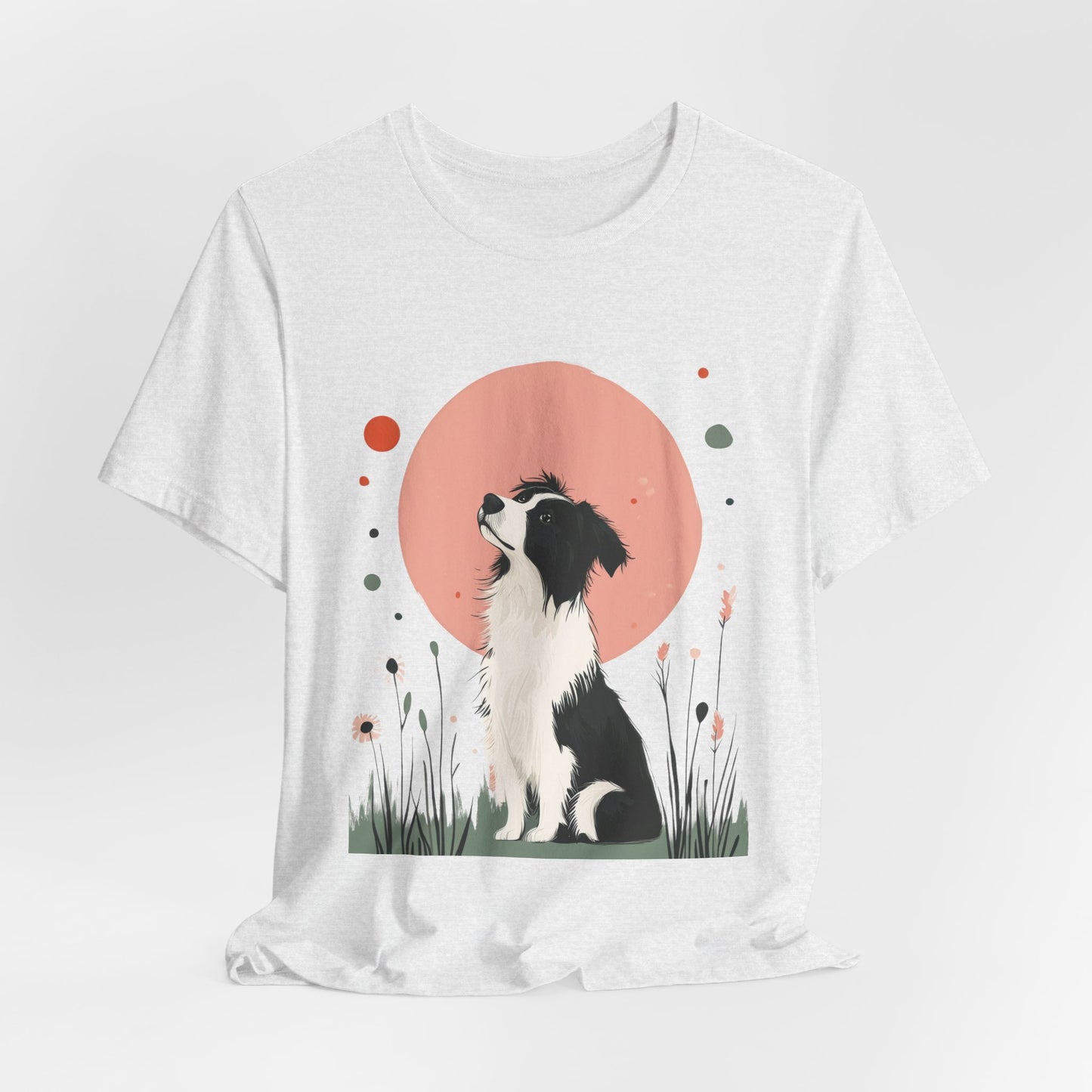 Dreamy Australian Shepherd Minimalist Unisex Tee