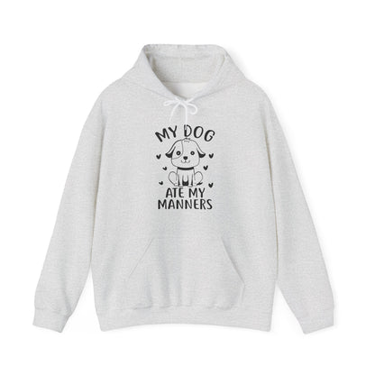 My Dog Ate My Manners - Funny Dog Lover Hoodie