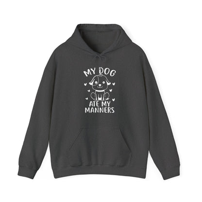 My Dog Ate My Manners - Funny Dog Lover Hoodie