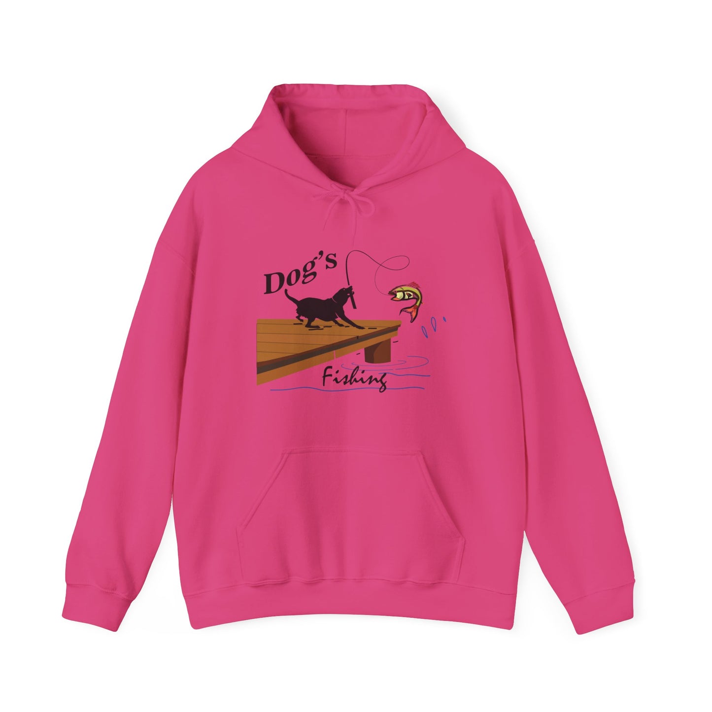 Dog's Fishing Adventure Unisex Hoodie