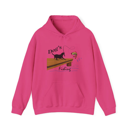 Dog's Fishing Adventure Unisex Hoodie