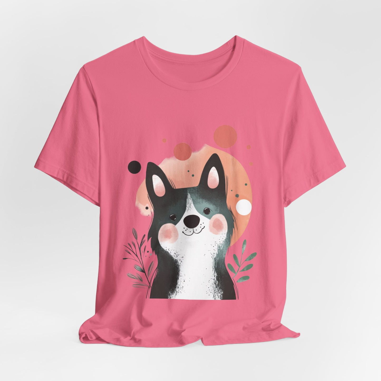 Smiling Akita Minimalist Unisex Tee