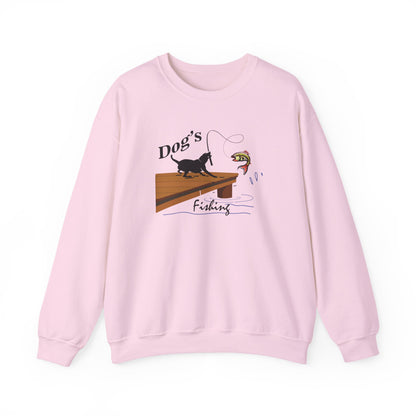 Dog's Fishing Trip Unisex Sweatshirt
