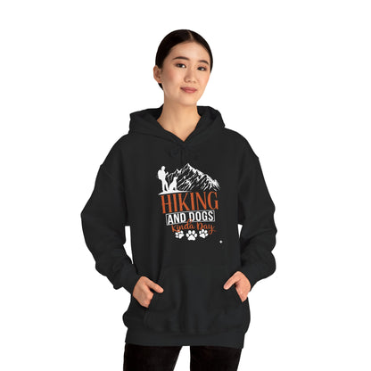 Hiking and Dogs Kinda Day Unisex Hoodie