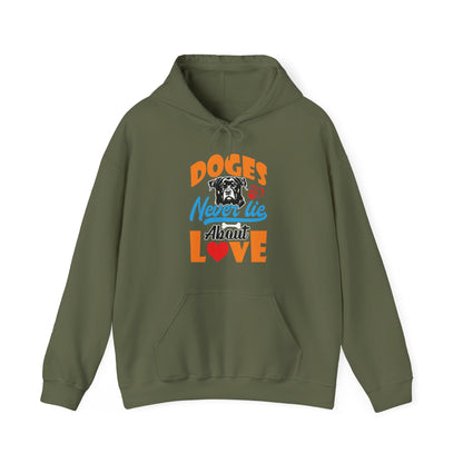 Dogs Never Lie About Love Unisex Hoodie