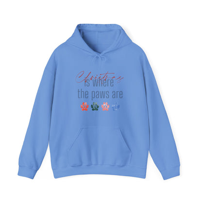 Christmas Is Where The Paws Are Hoodie