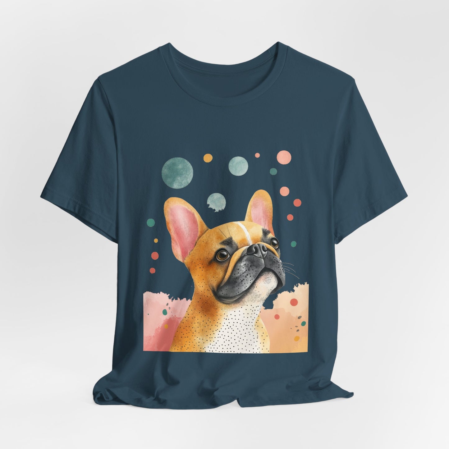 Playful Frenchie Vibes – Unisex T-Shirt