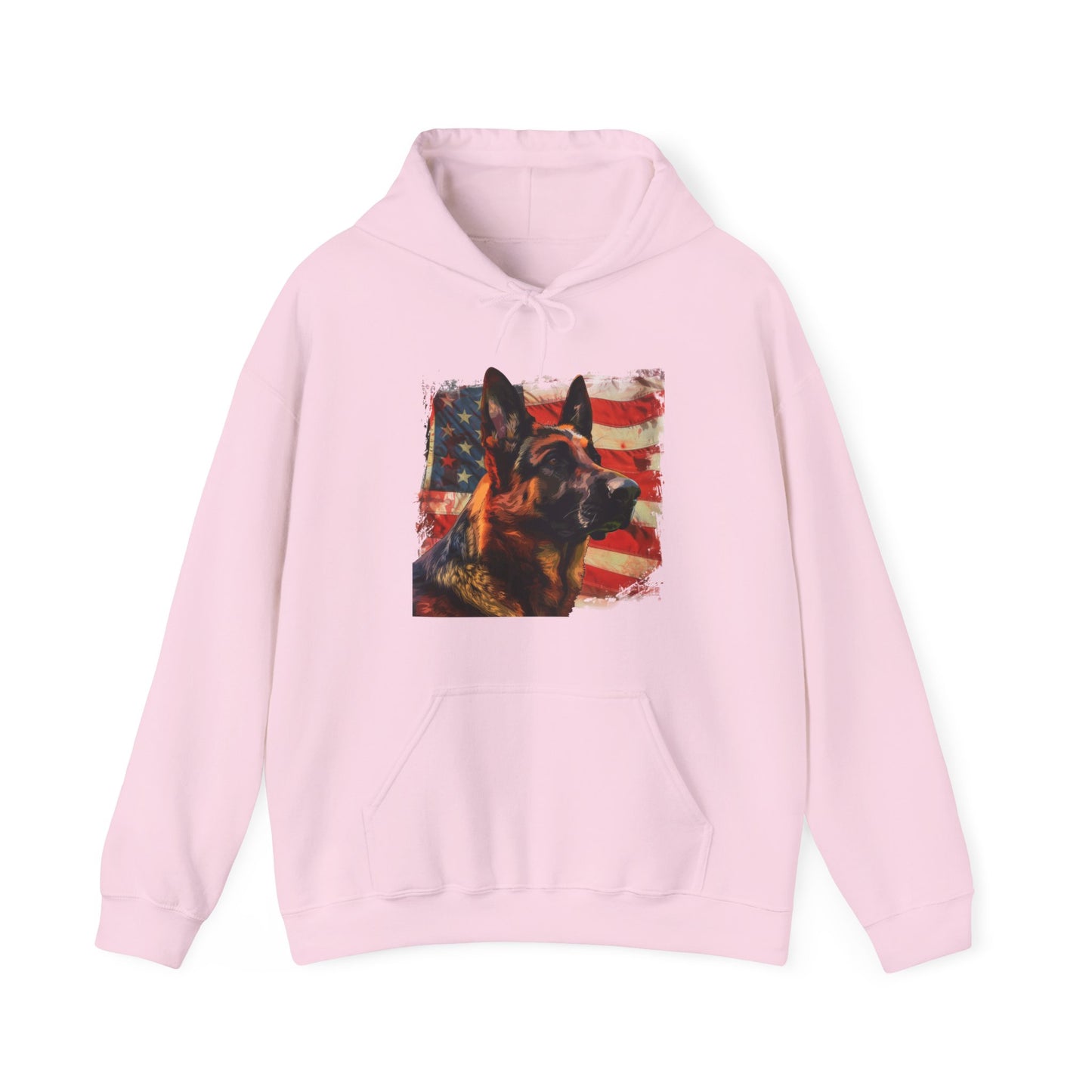 German Shepherd Patriotic Unisex Hoodie