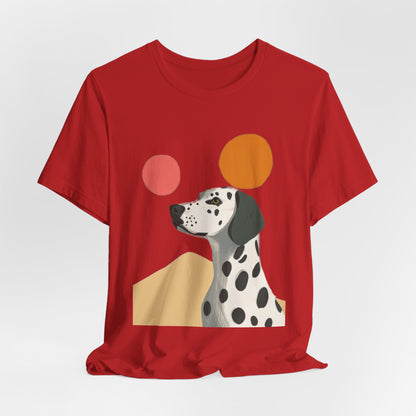 Dalmatian Desert Sun Minimalist Unisex Tee