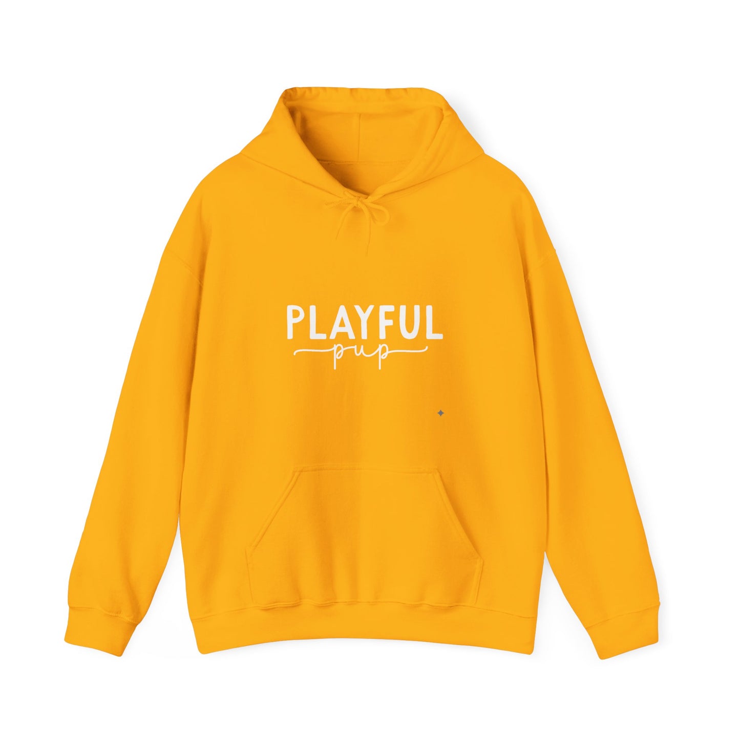 Playful Pup Unisex Hoodie | Minimalist Aesthetic Dog Gift