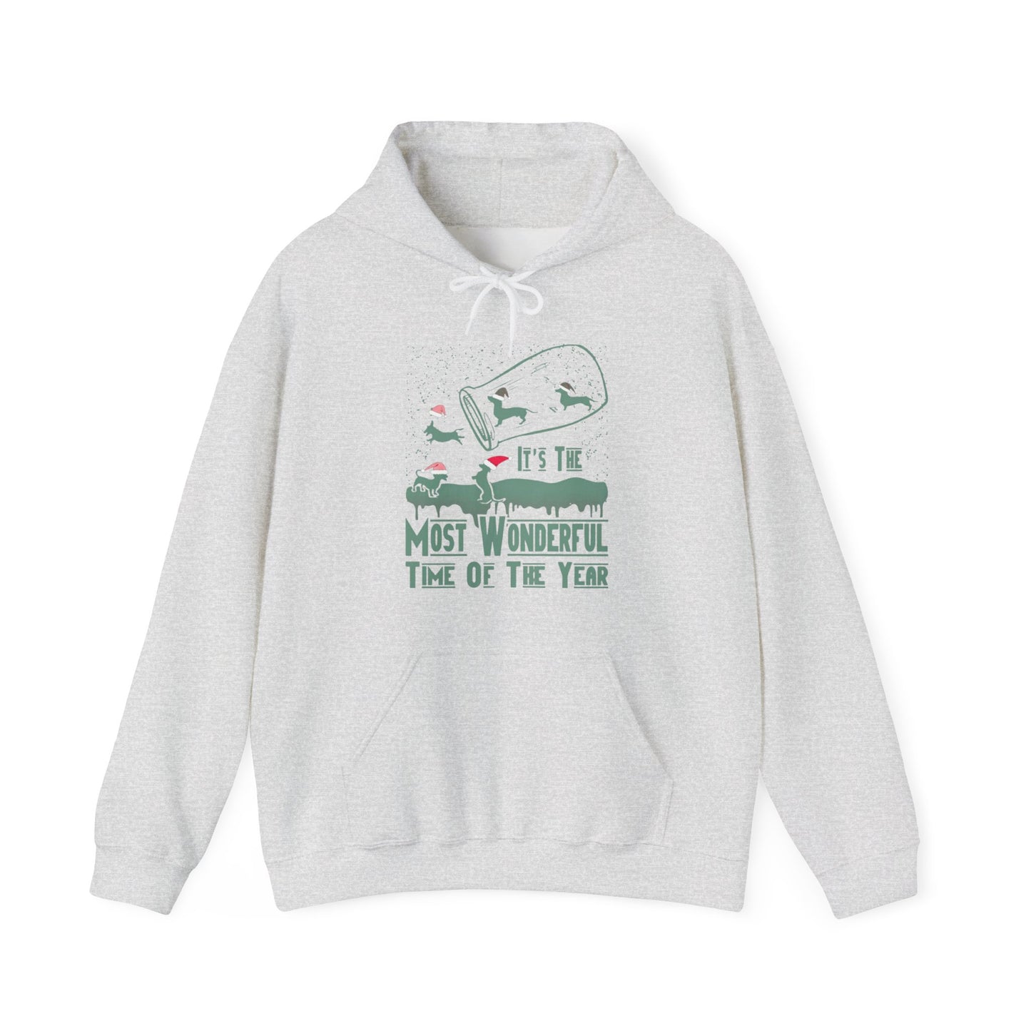 Dachshund Snow Globe Hoodie | Most Wonderful Time