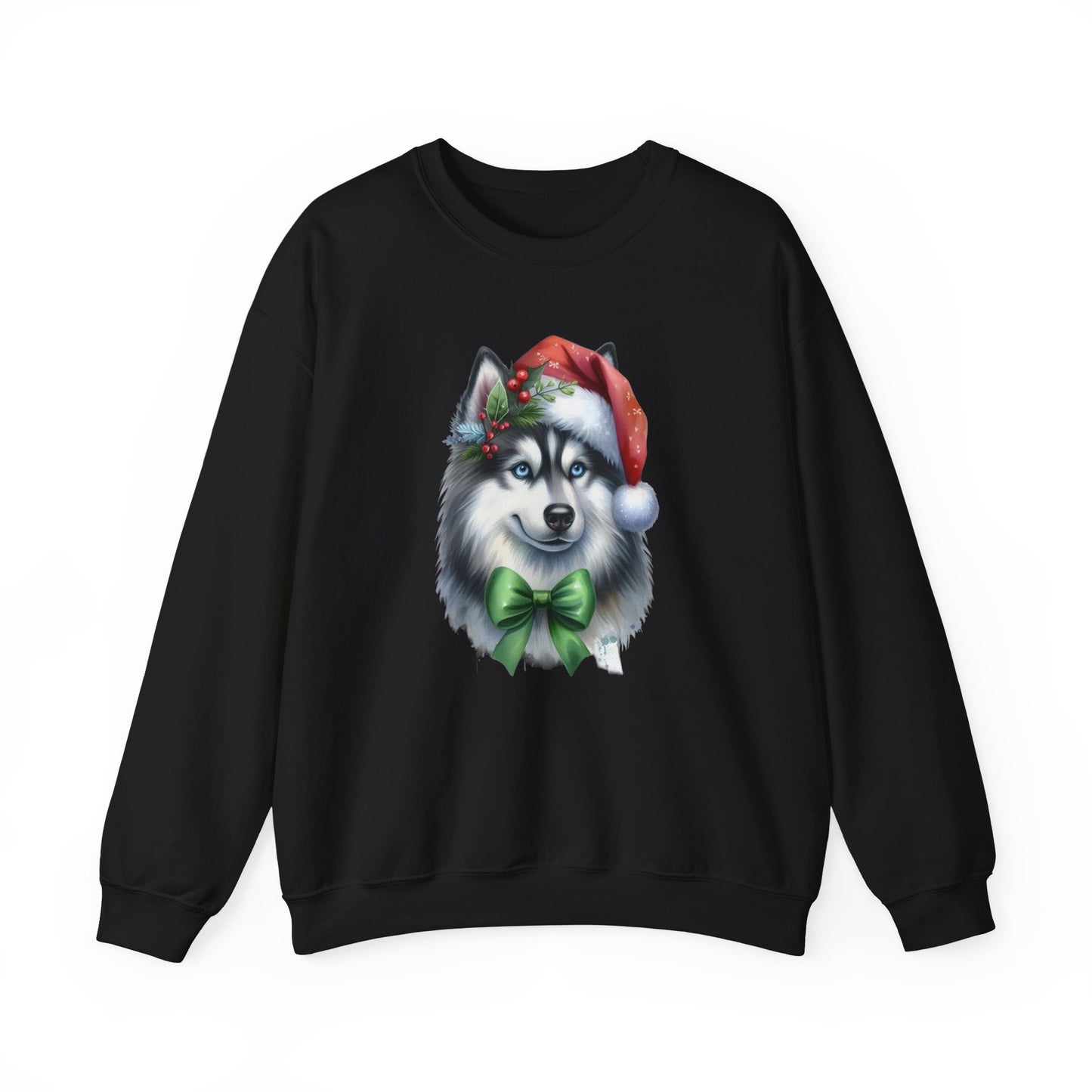 Husky Santa Sweatshirt | Festive Christmas Dog Sweater