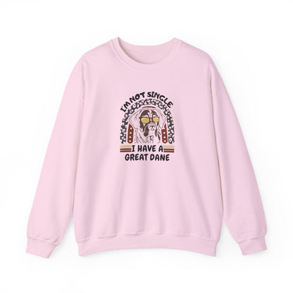 Great Dane Life Hoodie | Funny Not Single Dog Mom Gift