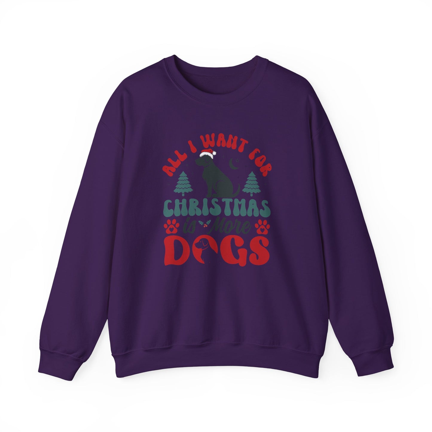 More Dogs for Christmas Sweatshirt | Funny Pet Lover Gift