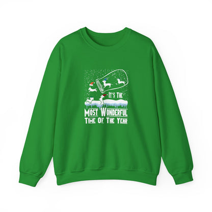 Dachshund Snow Globe Sweatshirt | Wonderful Wiener Time