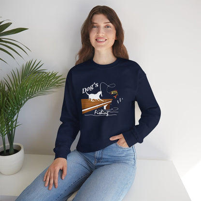 Dog's Fishing Trip Unisex Sweatshirt