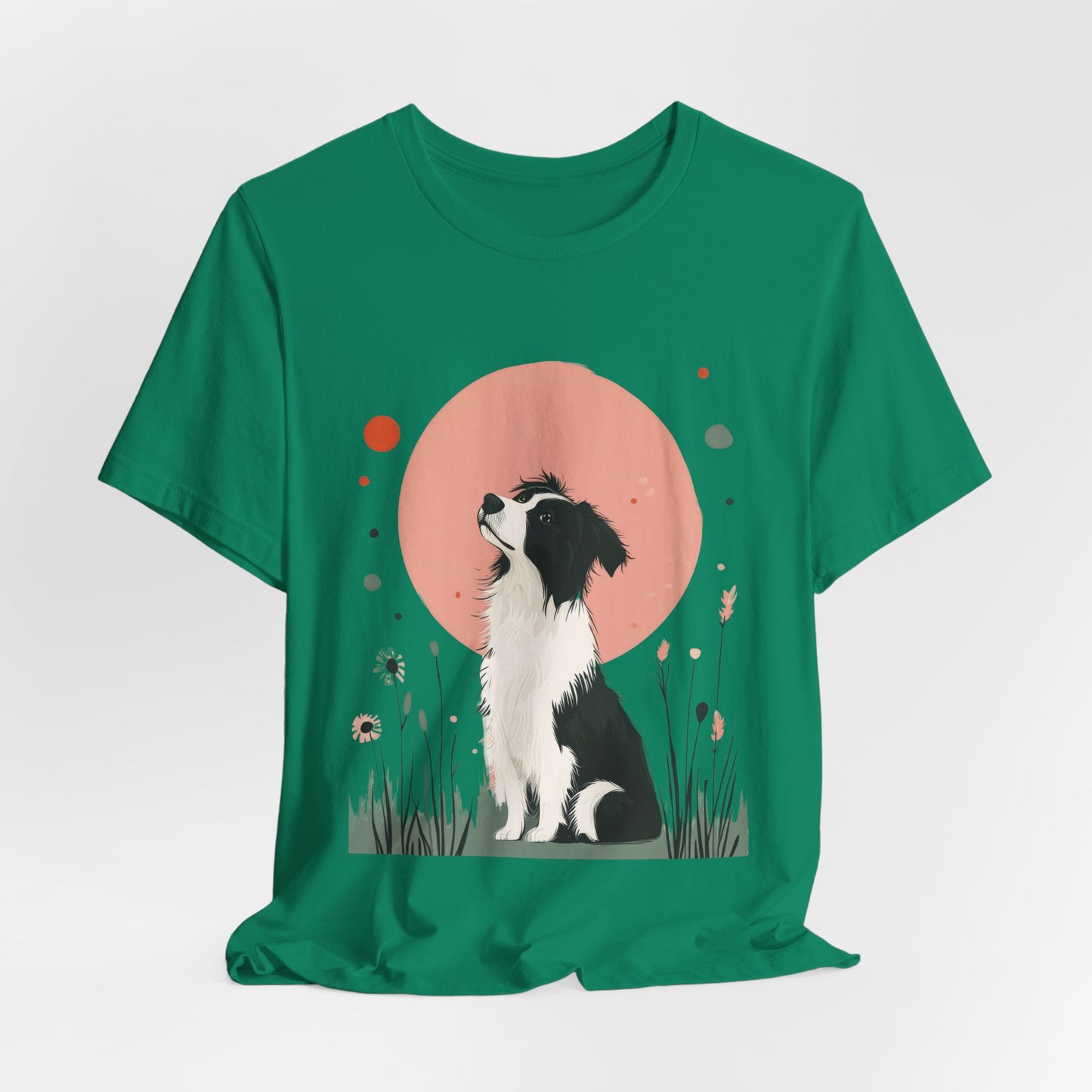 Dreamy Australian Shepherd Minimalist Unisex Tee