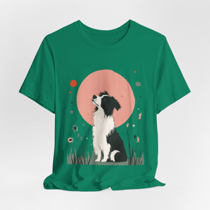 Dreamy Australian Shepherd Minimalist Unisex Tee