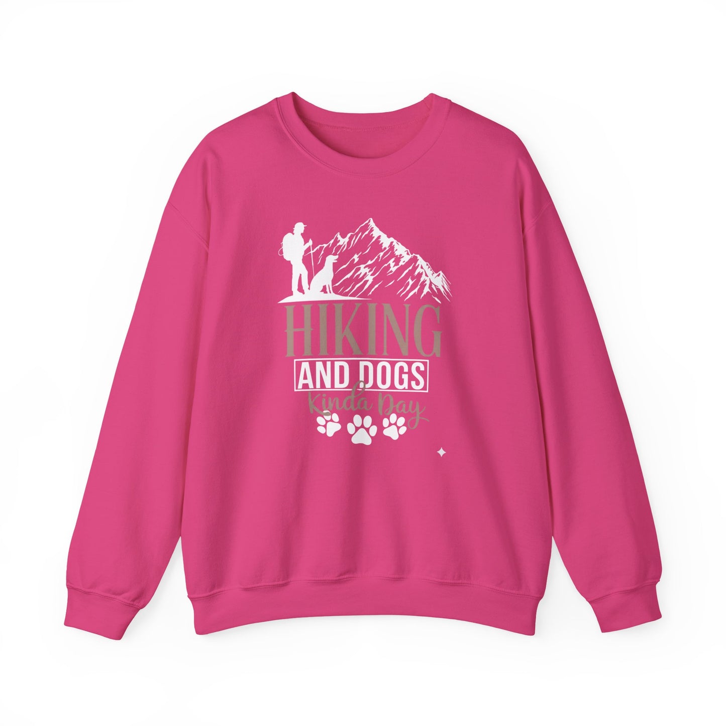 Hiking and Dogs Kinda Day Unisex Sweatshirt
