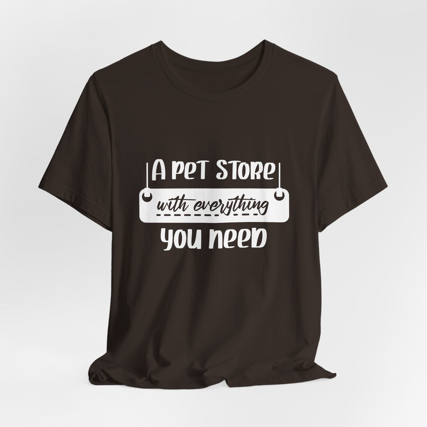 "Pet Lover Unisex T-Shirt – Funny Pet Store Graphic Tee"