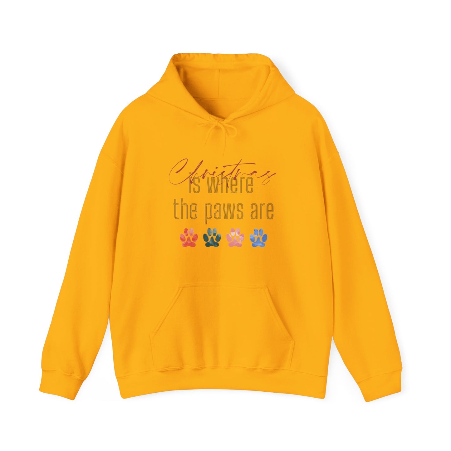 Christmas Is Where The Paws Are Hoodie