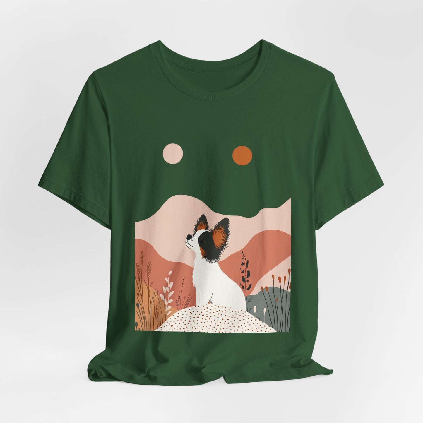 Papillon Spirit – Unisex Artistic Dog T-Shirt