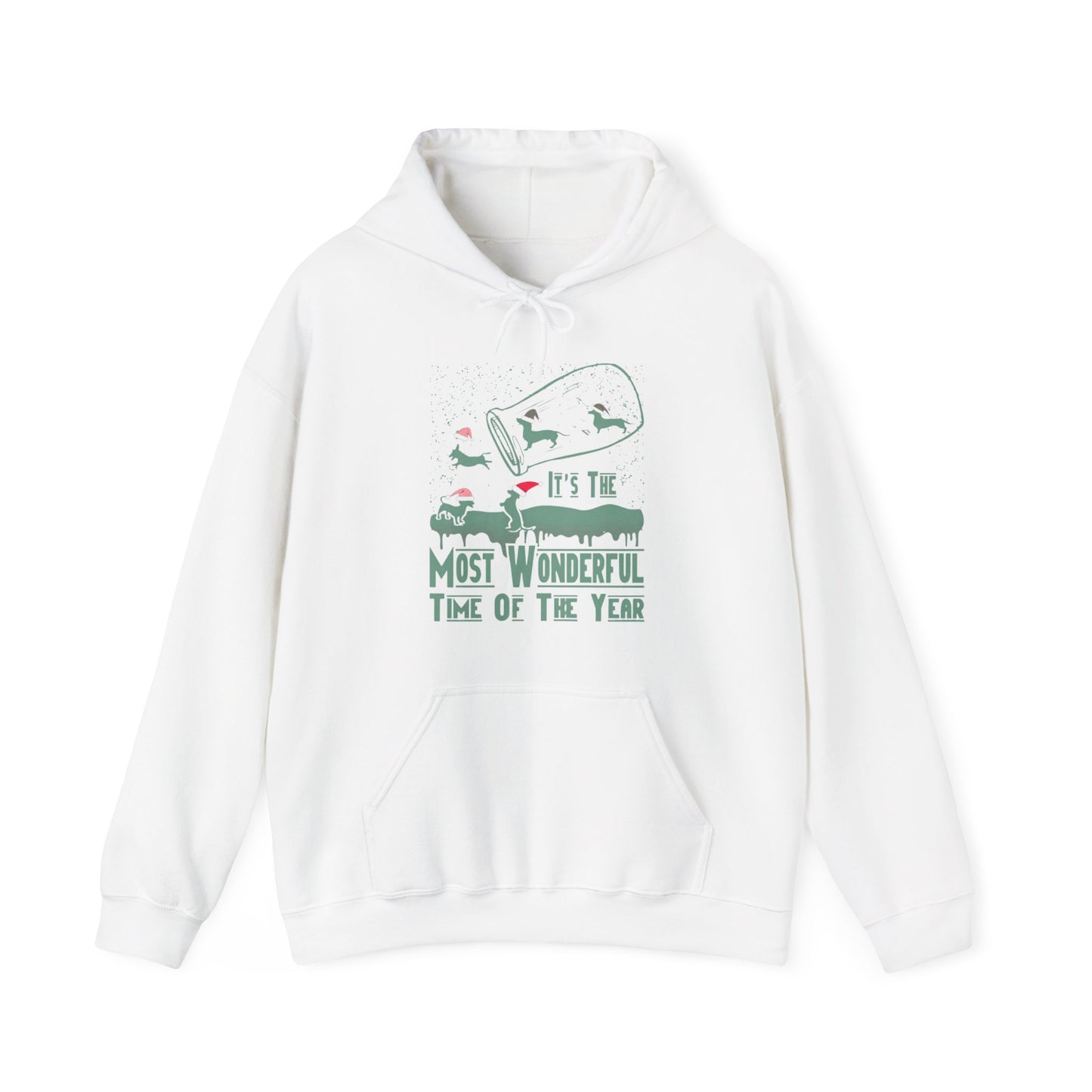 Dachshund Snow Globe Hoodie | Most Wonderful Time