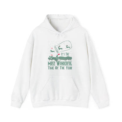 Dachshund Snow Globe Hoodie | Most Wonderful Time