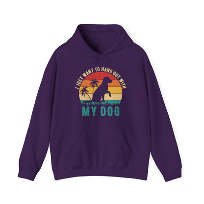 “I Just Want to Hang Out With My Dog” Unisex Hoodie
