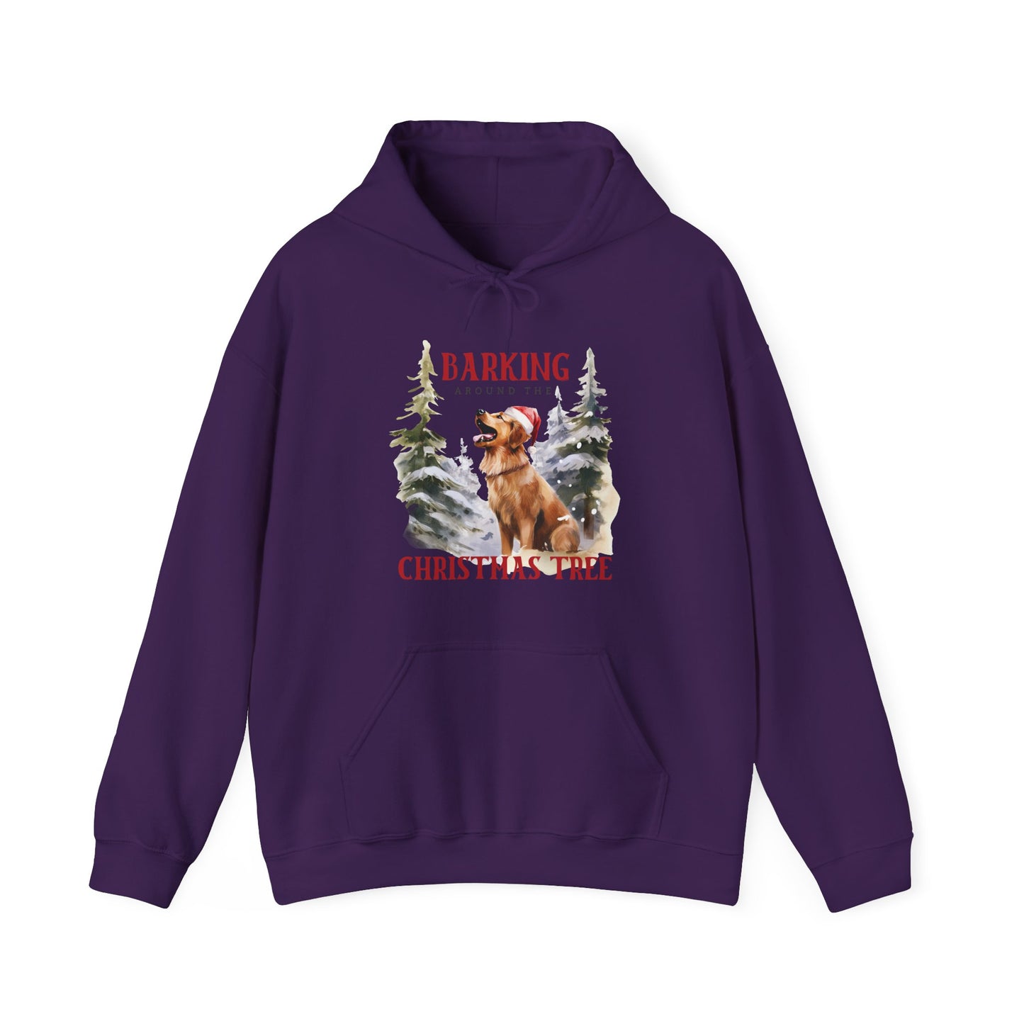 Barking Around the Christmas Tree Hoodie