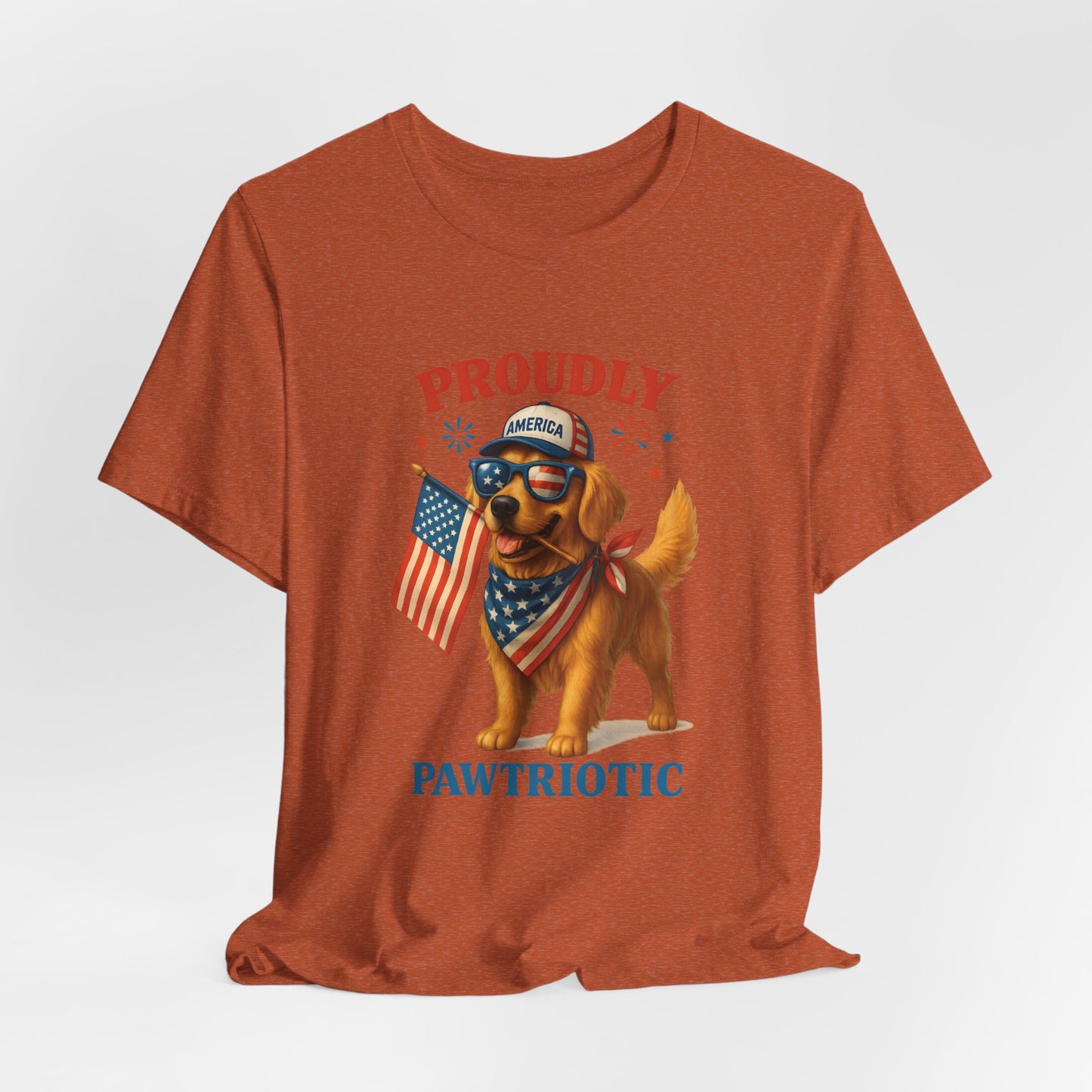 Proudly Pawtriotic Dog – Unisex Patriotic T-Shirt