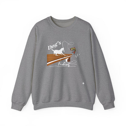 Dog's Fishing Trip Unisex Sweatshirt
