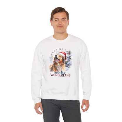 Festive Dog Winter Wonderland Unisex Sweater